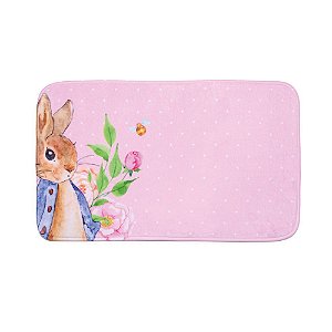 Tapete Floral Rosa Bebê 1x60x40cm - 1 Un