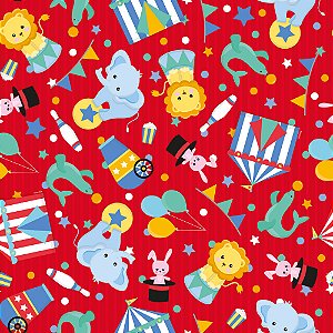 Saco Metalizado 15x22 Circo Baby - 50 Un