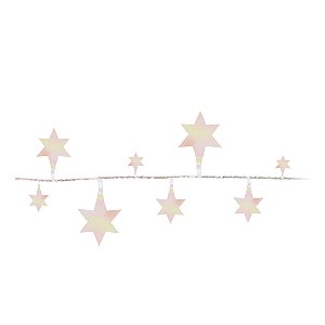 Fio Metalizado Fantasia Estrela Gd Nacarado 2,70m - 1 Un