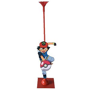 Festa Pokémon - Enfeite de Mesa Porta Balão Ash Ketchum