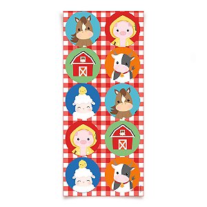 Adesivo Redondo Festa Fazendinha 2 - 30 Un