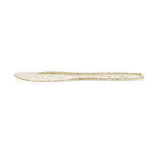 Faca de Plástico Descartável Glitter Ouro - 10 Un