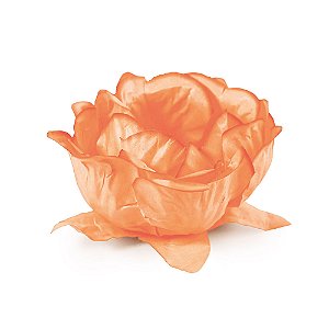 Forminha para Doce Flora Laranja Pastel - 30 Un