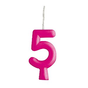 Vela Clear Nº 5 Rosa
