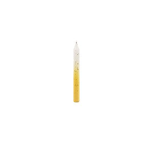 Velas Palito 7,8 cm Ombre Amarelo - 6 Un