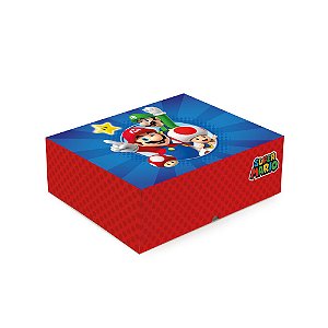 Cesta na Caixa Super Mário Bros 33x23x10cm - 1 Un
