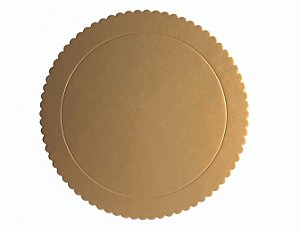 Cakeboard 24cm Dourado
