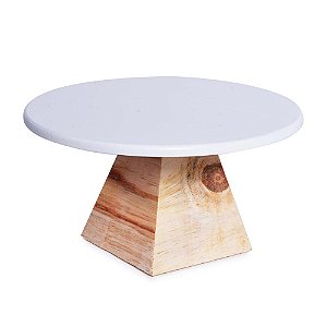 Boleira Pé Triângulo Branco G 25x25x13 - 1 Un