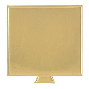 Base Laminada Quadrada Ouro Fosco 10x10 - 20 Un