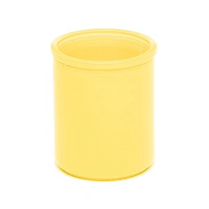 Vaso Decorativo Cilindro P Amarelo 8,5x8,5x10 - 1 Un