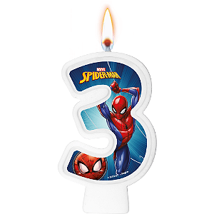 Vela Festa Homem Aranha Número 3