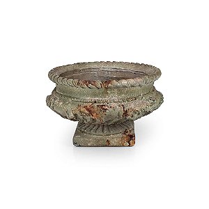 Vaso Baixo Resina Mikonos 35x35x21