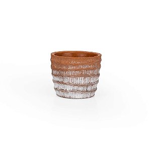 Vaso Cerâmica Telha - P 13,5x13,5x11,5