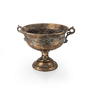 Vaso Metal Grego Gold 53X42X37