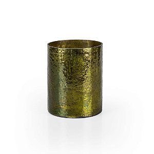 Vaso Verde Vidro Delhi - M 12X12X15