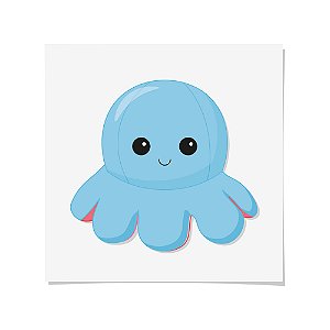 Lettering Transf para Balao Pop It (Fidget Toys) Polvo Azul