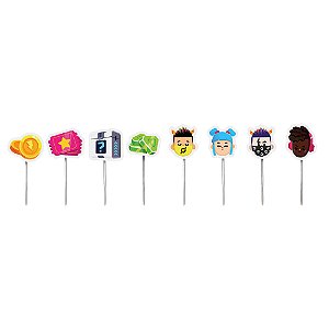 Pick Decorativo PK XD Figurinhas Sortido - 12 Un