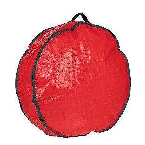 Bolsa para Guirlanda de 60cm com Alça Verde e Vermelho