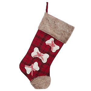 Bota Osso Vermelho e Branco 50cm
