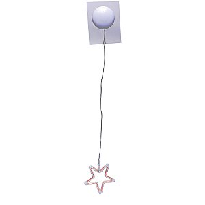 Estrela com Ventosa 10 Leds Fixa