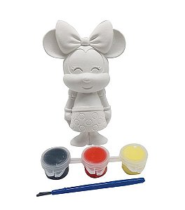 Lembrancinha - Kit Pintura em Gesso Minnie - 4 Un