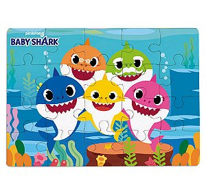 Lembrancinha Licenciada - Jogo Quebra-cabeça Baby Shark - 1 Un