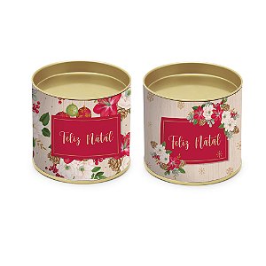 Lata para Panetone 18X16,5cm Garland