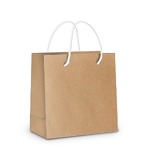 Sacola Papel Kraft PP 12X15X7 - 50 Un