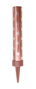 Vela Vulcão Rose Gold - SilverPlastic - 1 un