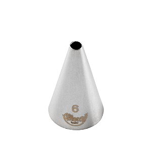 Bicos para Confeitar Perle Aço Inox Nº6
