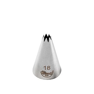 Bicos para Confeitar Pitanga Aberta Aço Inox Nº18