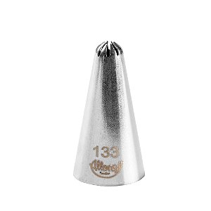 Bicos para Confeitar Pitanga Fechada Aço Inox Nº133