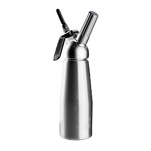 Garrafa Sifão Profissional Aço Inox 500 Ml 8X8X30cm