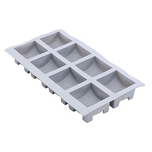 Forma de Silicone 29,5X17X4cm - Esfera Quadrada