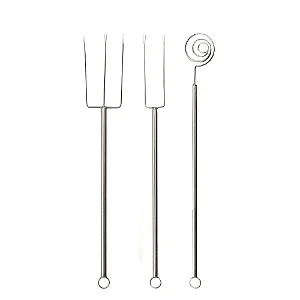 Garfo para Banhar Doces Aço Inox 21,3cm - 3 Un - Cromus Allonsy