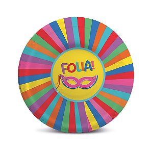 Prato Petisqueira Laminado Carnaval - 8 Un