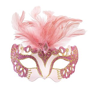 Máscara Gala Rosa