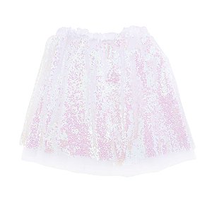 Saia de Tule Paete Rosa Claro Adulto