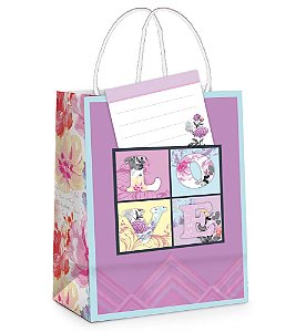 Sacola Laminada com Bolso Antonietta P 21,5X15X8