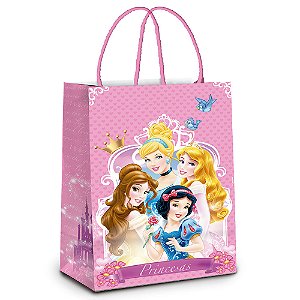 Sacola Laminada Princesas Eleg PP 14X13X6 - 10 Un