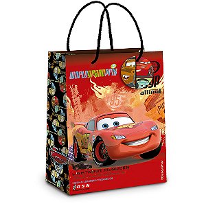 Sacola Papel Cars Mini 10,5X9,5X4 - 10 Un