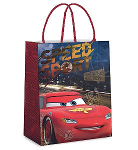 Sacola Papel Circuito Cars G 32X26,5X13