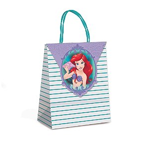 Sacola Papel com Fechamento Ariel P 21,5X15X8