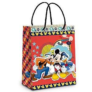 Sacola Papel Turma Disney PP 14X13X6 - 10 Un