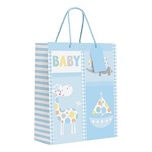 Sacola Premium Ternura Azul G 34X38X15