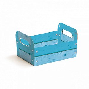 Caixote de Cartão Azul M 22X15X8