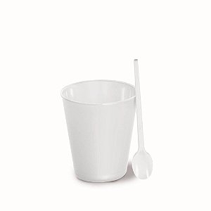 Copinho para Doces Redondo Branco 30Ml - 8 Un