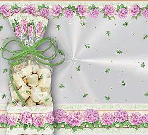 Saco Fundo Quadrado 8,5X30X2,6Classic Roses - 25 Un
