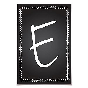 Letra para Faixa Decorativa e Lousa - 6 Un