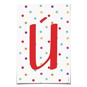 Letra para Faixa Decorativa Ú Colore - 6 Un